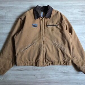 Vintage Carhartt J97 BRN Detroit Jacket